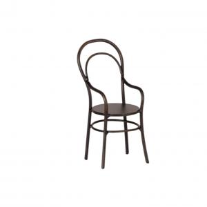 Chaise vintage métal noir