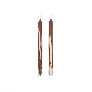 Bougie dryp chocolat x2