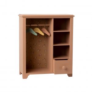 Armoire large rose lapin
