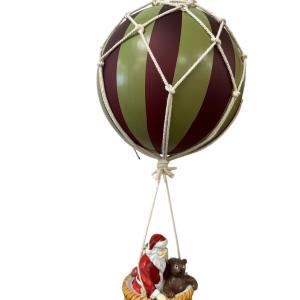 Père Noël en montgolfiere