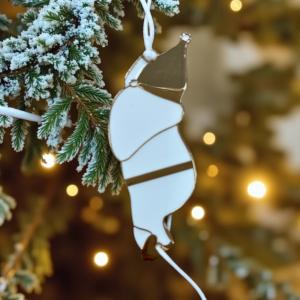 Ornement père noël a suspendre