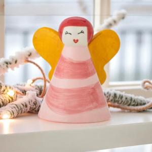 Ange rayé rose caramella pm