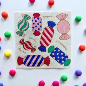 Serviettes caramella