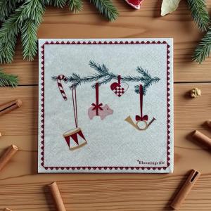Serviette papier yule