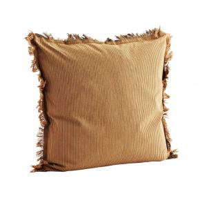 Housse de coussin amande sucré et noir