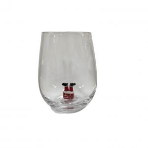 Verre jambe père noel