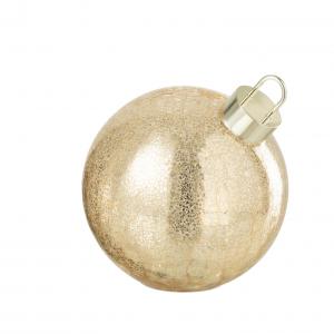 Boule de noël doré led gm