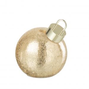 Boule de noël doré led pm