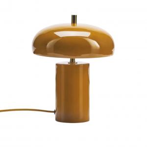 Lampe laiton moutarde