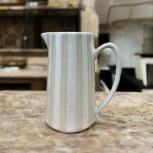 Pichet rayure gm sable