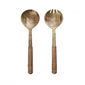 Couvert à salade tressé