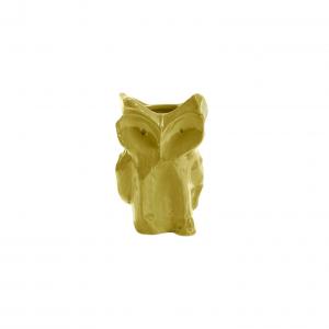 Vase hibou xs jaune