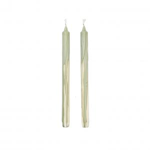 Dryp candles - set of 2 - tea green