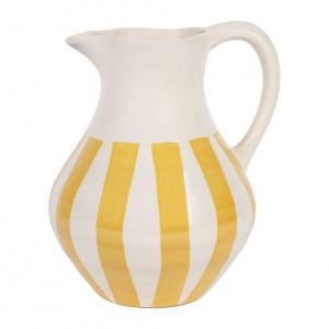 Pichet rayé jaune 3 l