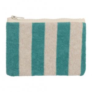 Pochette palma turquoise