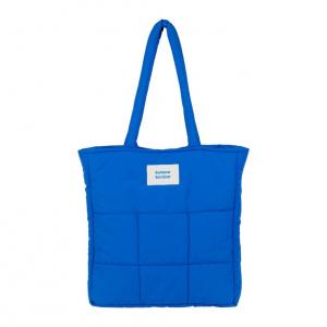 Tote bag matelassé  indigo