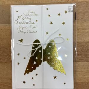 Carte angel dorée