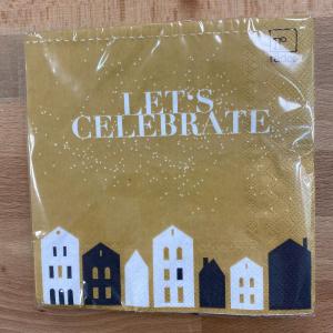 Serviette " Let's Celebrate "