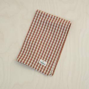 Torchon Vichy brique
