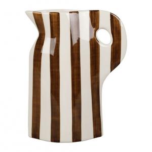 Vase pichet brun