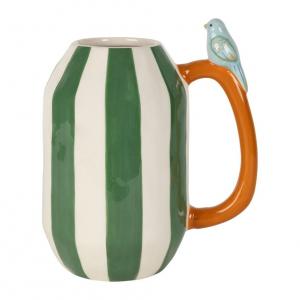 Vase somptua vert+orange