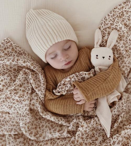 Doudou lange lapin ecru - Peluche & doudou - Enfant - Archibô Décoration