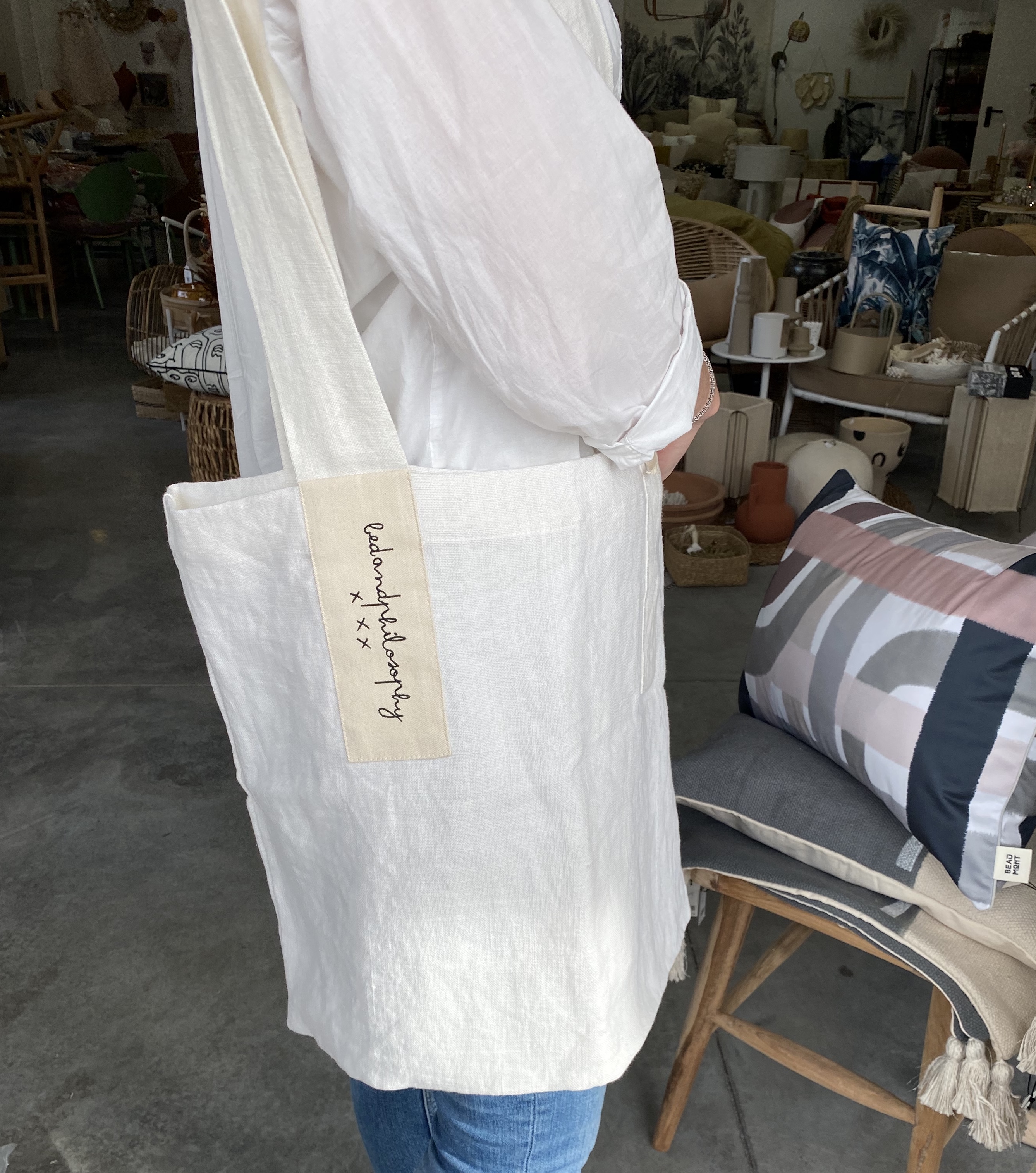 Sac travelbag blanc
