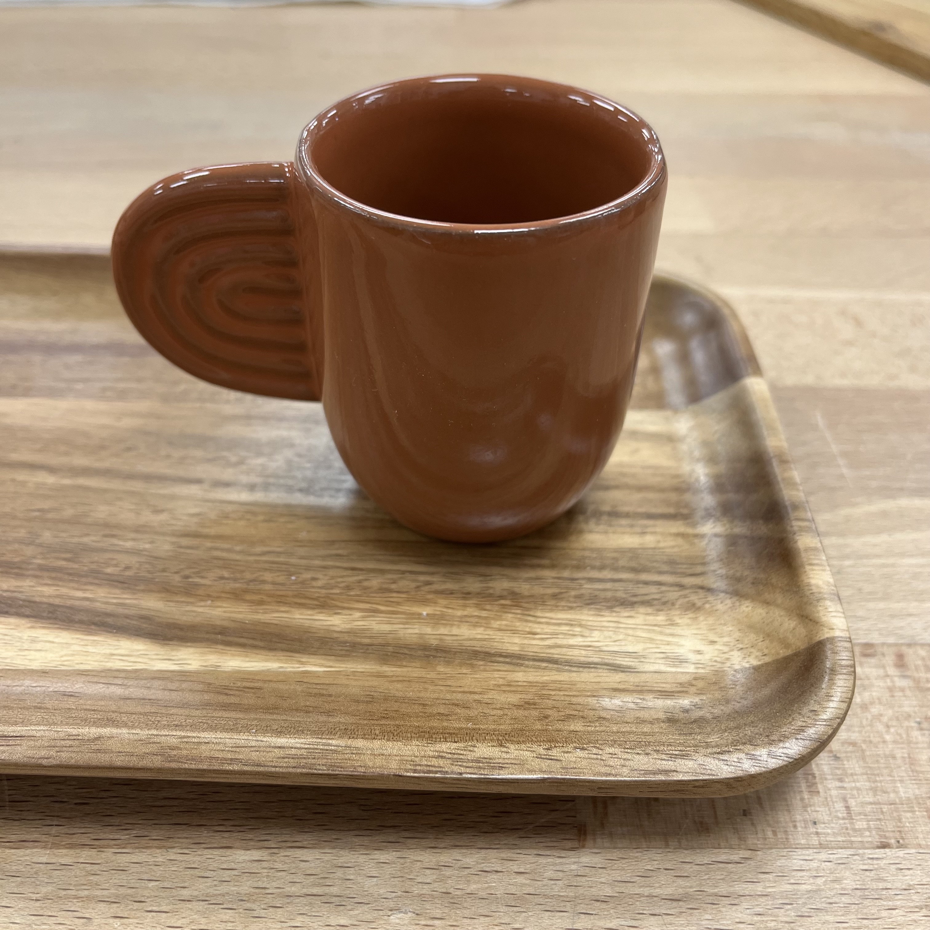 Tasse ambre terracotta