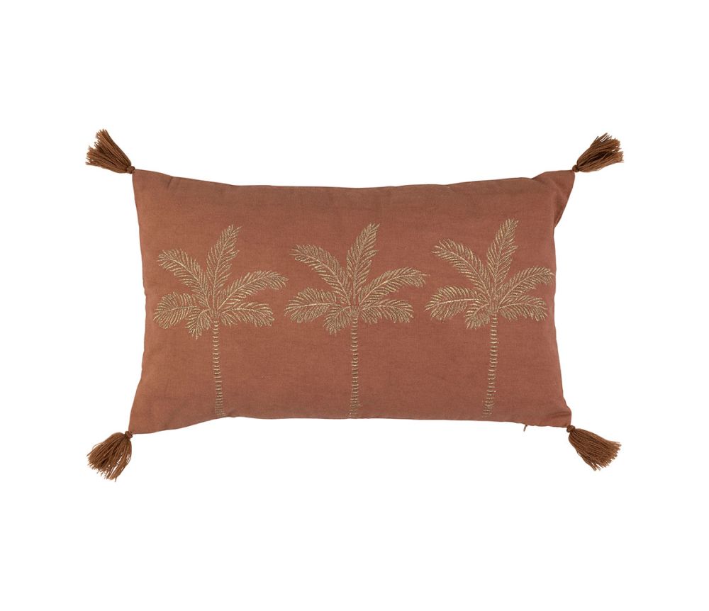 Coussin terra pompom