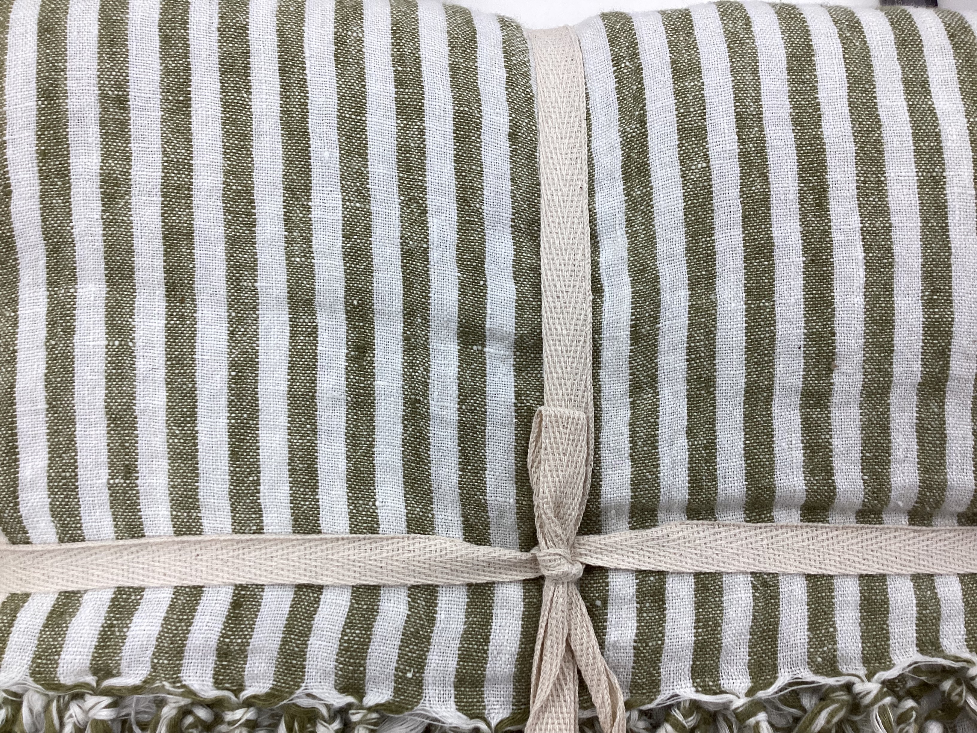 Nappe ou plaid  st tropez vert