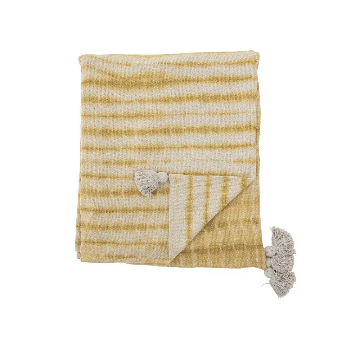 Couvre lit ou canapé jaune