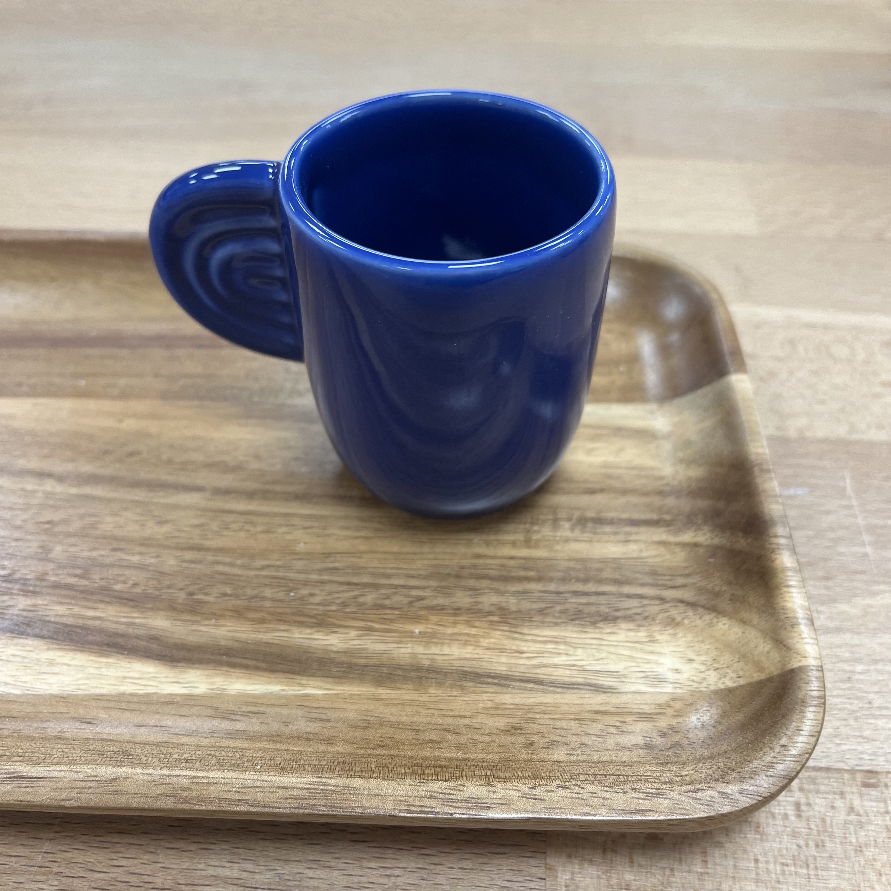 Tasse ambre bleu