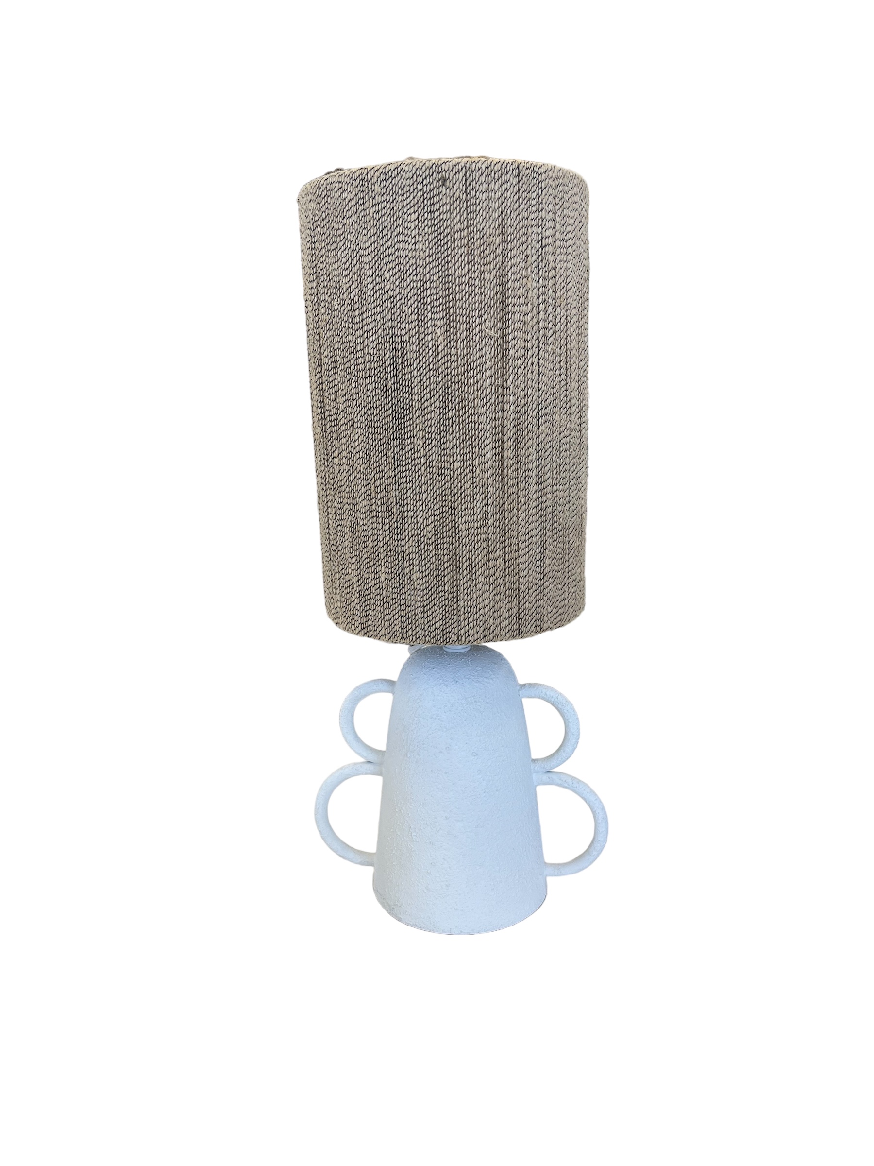 Lampe blanc metal